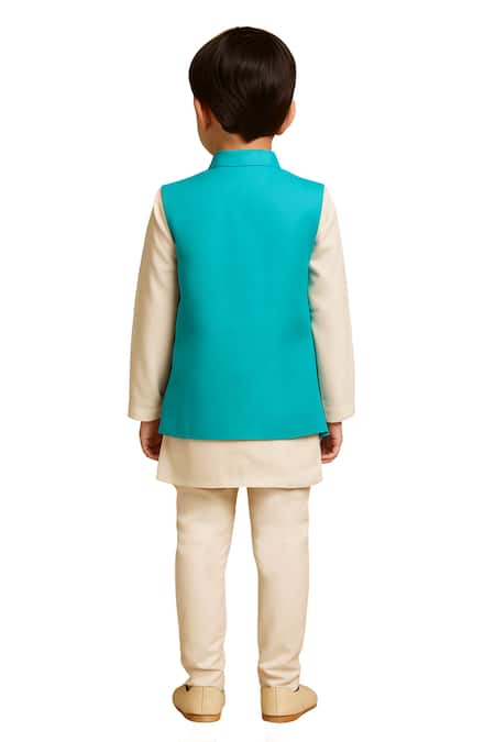 PAARSH Vanleela Embroidered Nehru Jacket Set 