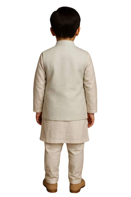 PAARSH Anuvan Embroidered Nehru Jacket Set 