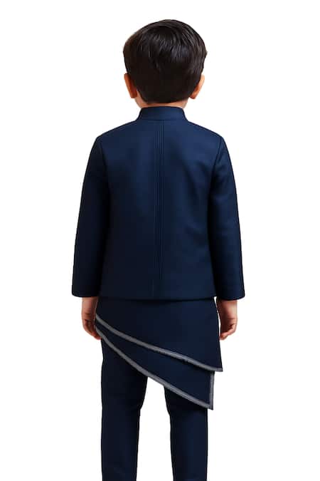 PAARSH Neelavan Nehru Jacket & Kurta Set 