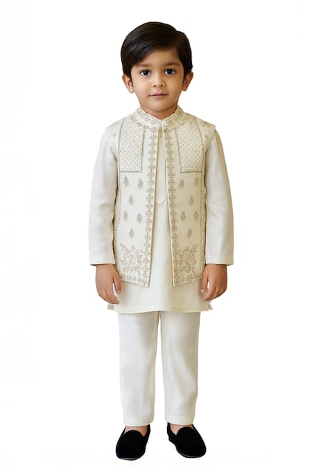 PAARSH Ivraan Embroidered Nehru Jacket Set 