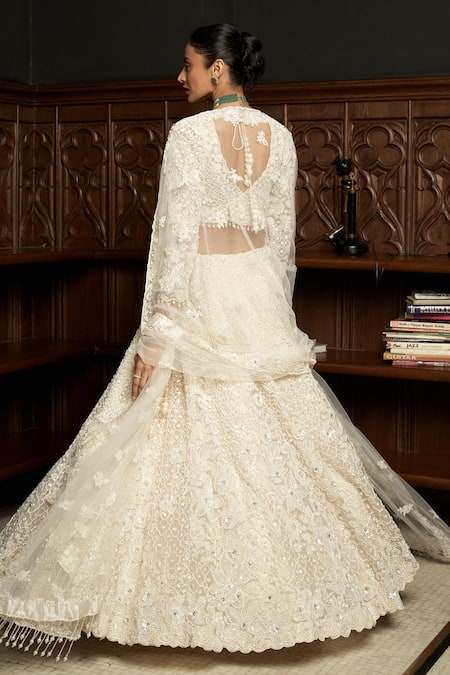 Istya Ivory Embellished Lehenga Set 