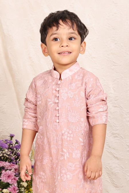 P & S CO Floral Pattern Kurta With Pant 