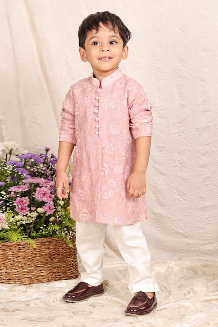 P & S CO Floral Pattern Kurta With Pant 