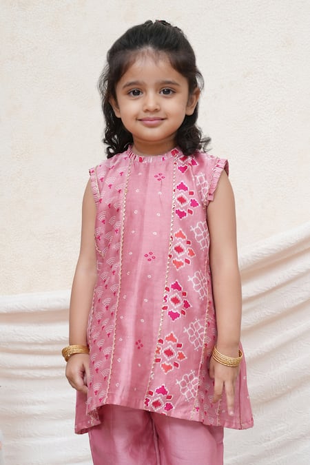 P & S CO Printed Kurta Set 