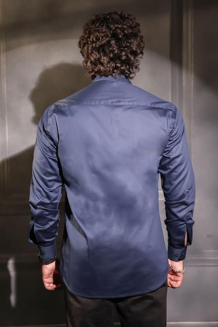 Menero Jaguar Motif Detailed Shirt 