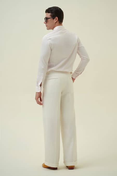 Amrit Dawani Abstract Pink Embroidered Shirt 