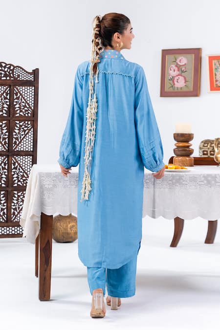 Leela By A Tassel Work Kurta With Pant 