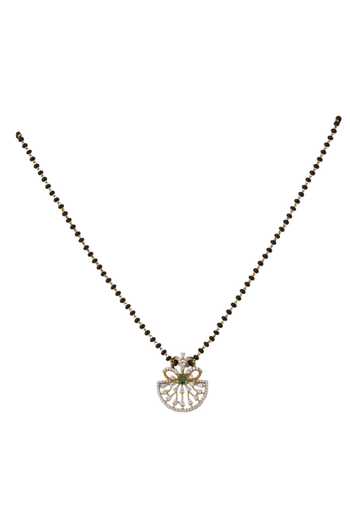 Shop Sica Jewellery Black 925 Silver Ashmantak Mangalsutra at Aza Fashions Shop_Sica Jewellery_Black 925 Silver Ashmantak Mangalsutra _at_Aza_Fashions