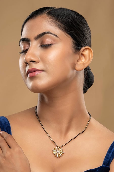 Sica Jewellery Black 925 Silver Yuthica Mangalsutra 