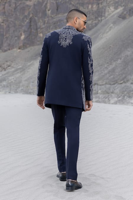 Amit Arora Hand Embroidered Jacket With Kurta Set 