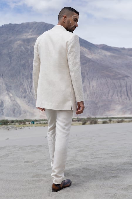 Amit Arora Hand Embroidered Jacket Kurta Set 