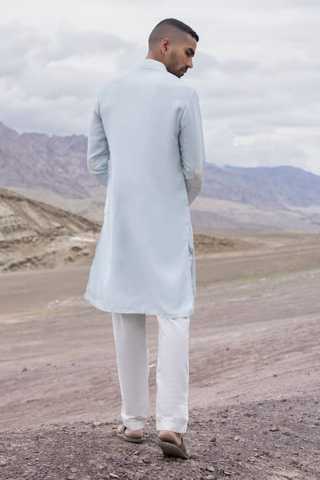 Amit Arora Dori Embroidered Kurta With Pant 