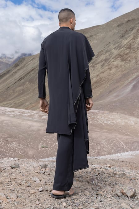 Amit Arora Asymmetrical Kurta With Pant 