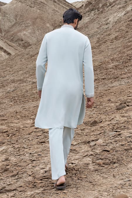 Amit Arora Embellished Straight Kurta & Pant Set 