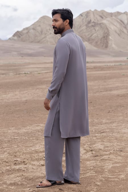 Amit Arora Bead Embelllished Kurta With Pant 