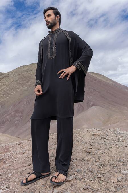 Amit Arora Straight Kurta With Pant 