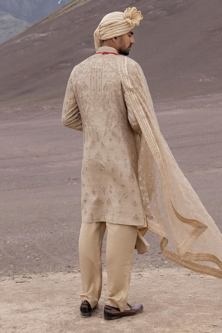 Amit Arora Embroidered Sherwani Kurta Set 