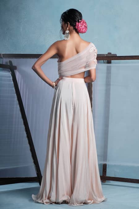 Muditaa By Urmila Kaya Yoke Embroidered Jumpsuit 