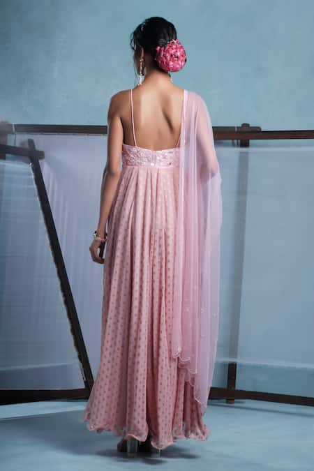 Muditaa By Urmila Samali Embroidered Anarkali With Dupatta 