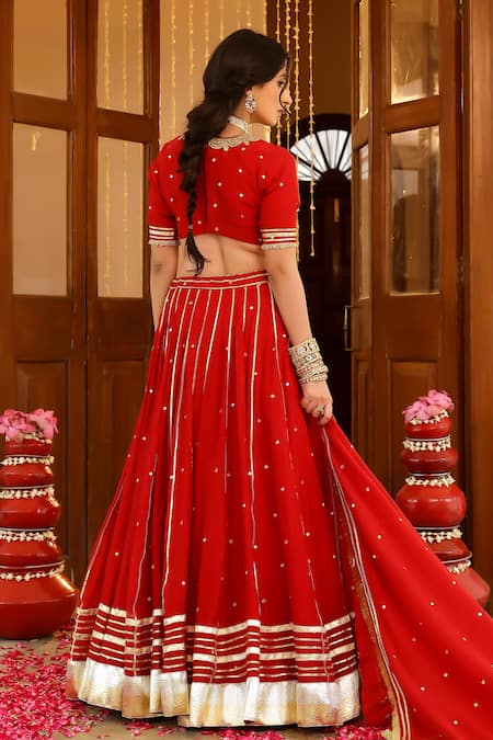 Sanam Mirror Embroidered Lehenga Set 