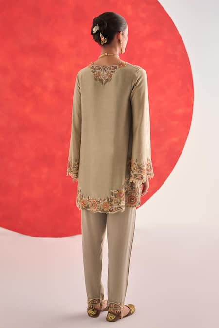 Ridhima Bhasin Roohi Embroidered Kurta & Pant Set