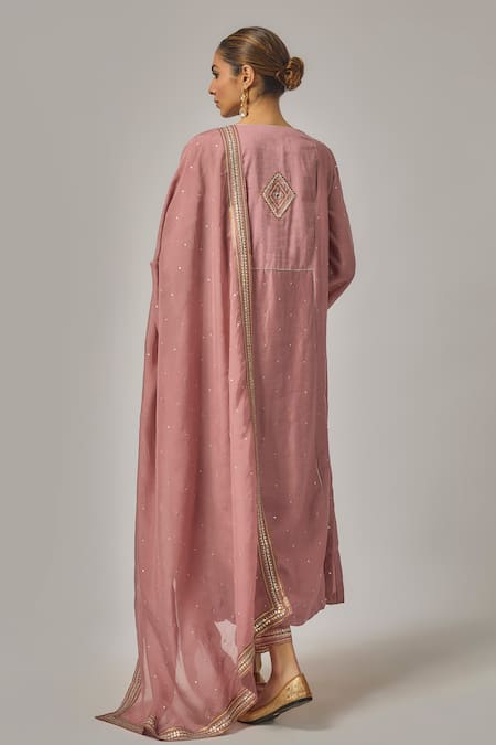 Priyal Prakash Embroidered Yoke Kurta Set 