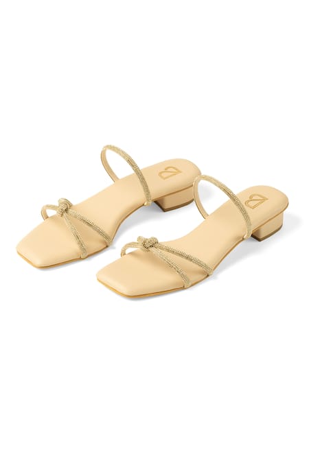 Buy Label Deepti Bajaj Gold Rhinestones Gilded Glow Strap Embellished Heels Online at Aza Fashions Buy_Label Deepti Bajaj_Gold Rhinestones Gilded Glow Strap Embellished Heels _Online_at_Aza_Fashions