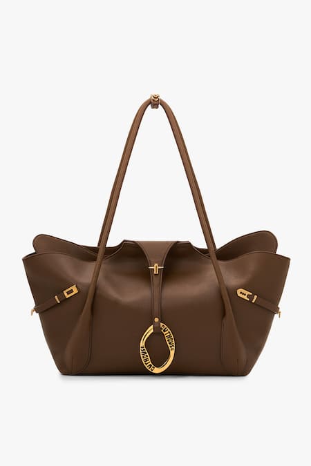 Outhouse Brown The Boss Tote Bag at Aza Fashions Outhouse_Brown The Boss Tote Bag _at_Aza_Fashions