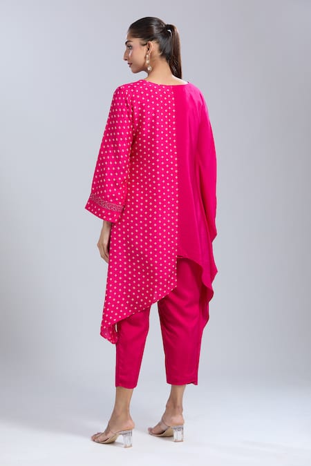 Samyukta Singhania Asymmetric Tunic With Pant 