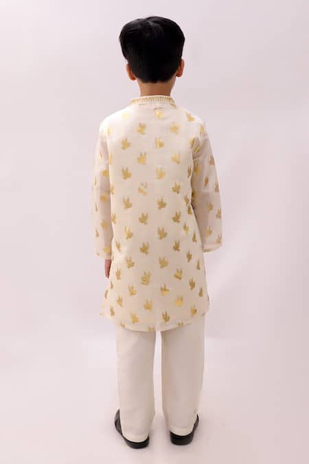 Lil Drama Mishti Floral Pattern Kurta & Pant Set 