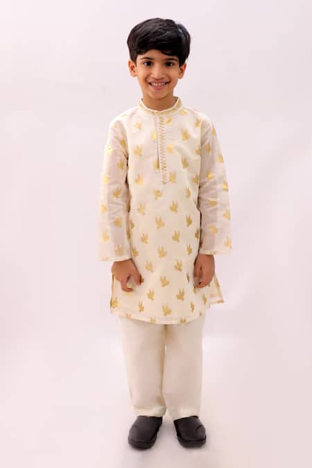 Lil Drama Mishti Floral Pattern Kurta & Pant Set 