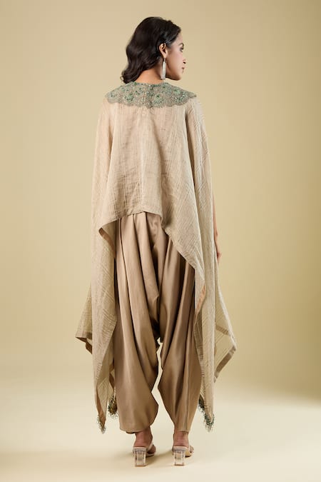 Prisho Dori Embroidered Kaftan Pant Set 