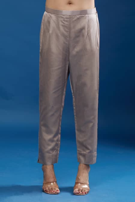 Shop Prisho Green Beads Round Neck Dori Embroidered Kaftan And Pant Set Online at Aza Fashions Shop_Prisho_Green Beads Round Neck Dori Embroidered Kaftan And Pant Set _Online_at_Aza_Fashions