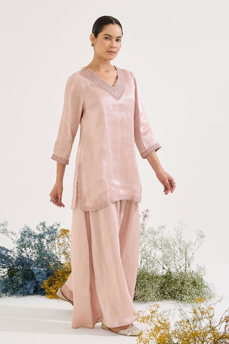 Nero India Embroidered Kurta With Pant 