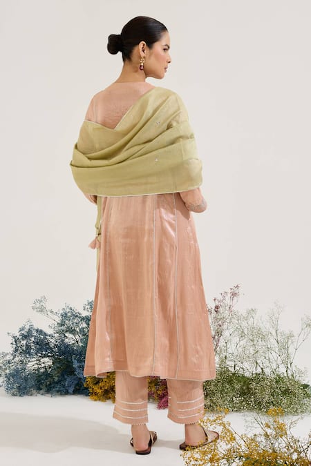 Nero India Chanderi Stripe Dupatta 