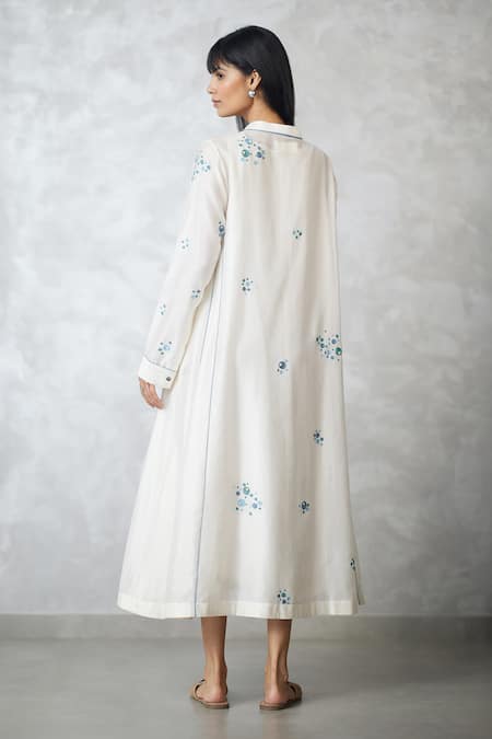 Nachiket Barve Dottie Chanderi Dress 