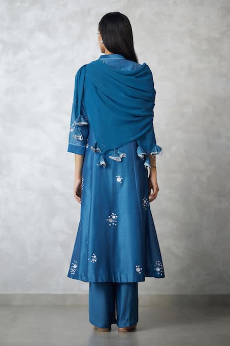 Nachiket Barve Dottie Kalidar Kurta Set 