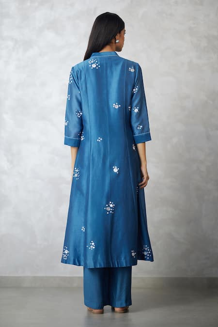 Nachiket Barve Chanderi Kalidar Kurta 