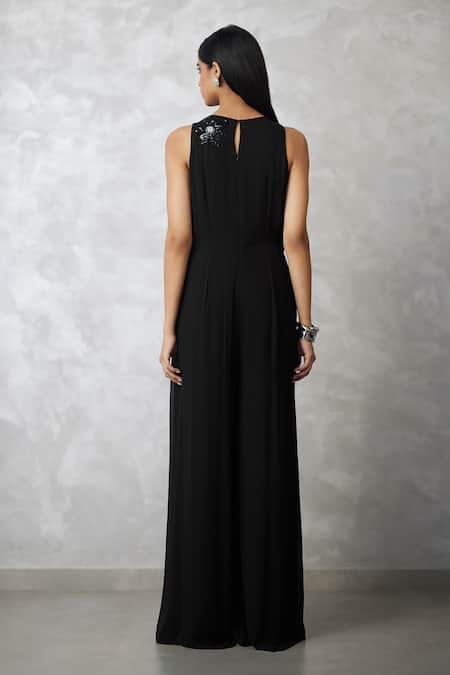 Nachiket Barve Florencio Black Jumpsuit 