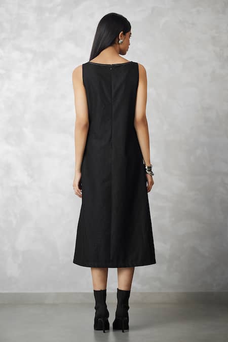 Nachiket Barve Ginkgo Ombre Shirt Jacket & Denim Dress