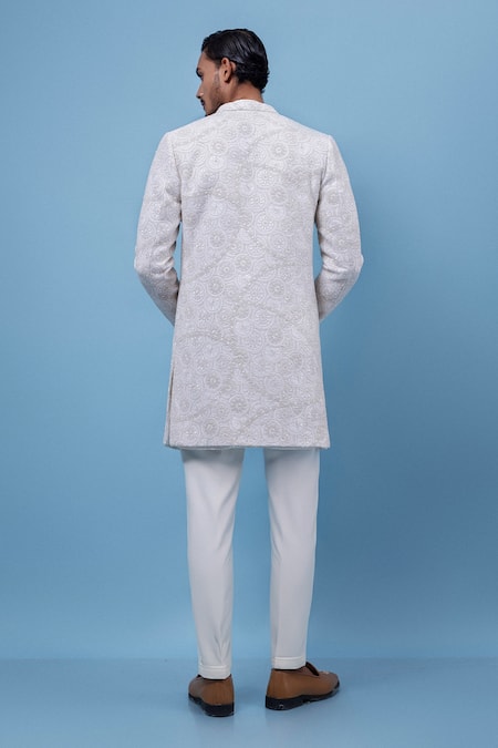 PAARSH Ivor Embroidered Achkan With Pant 