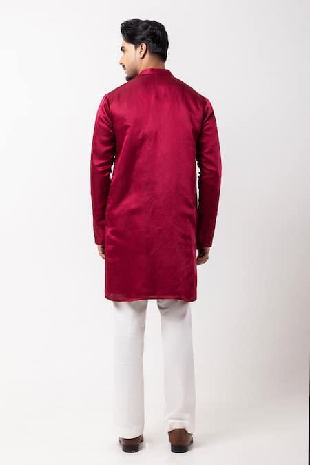 PAARSH Threaded Prism Embroidered Kurta 