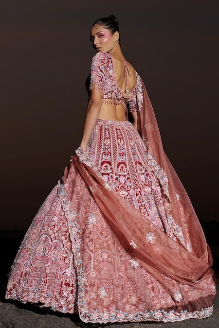 Panihari Florette Embroidered Bridal Lehenga Set 