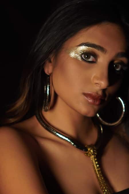 Rejuvenate Jewels_Silver Plated Metallic Hoops _Online_at_Aza_Fashions