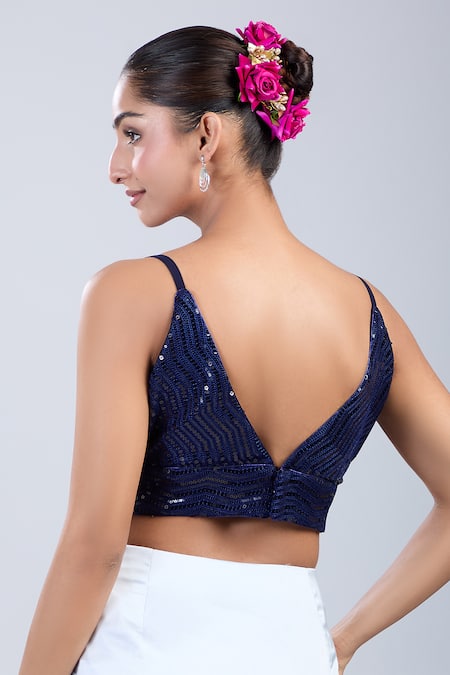 Samyukta Singhania Sequin Work Blouse 