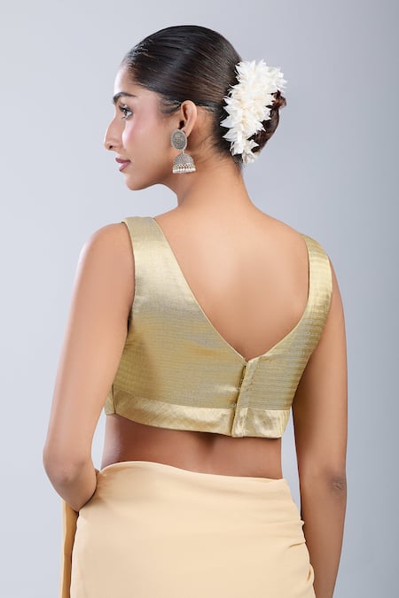 Samyukta Singhania Geometric Pattern Blouse 