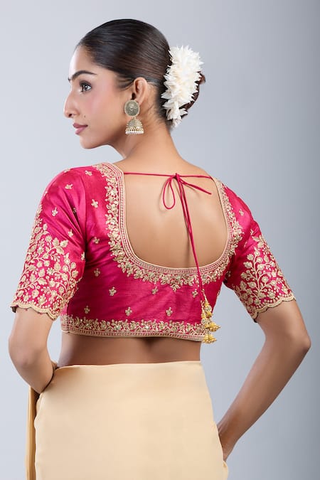Samyukta Singhania Floret Embroidered Blouse 