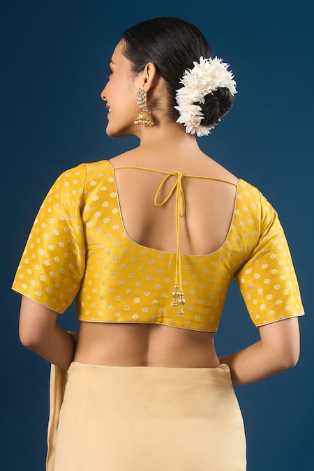 Naintara Bajaj Butti Pattern Blouse 