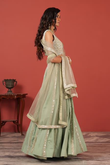 Suruchi Parakh Handcrafted Lehenga Set 