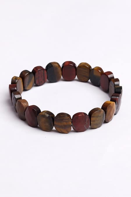 Dugran By Dugristyle Brown Stones, Sunheri Mitti Bracelet 